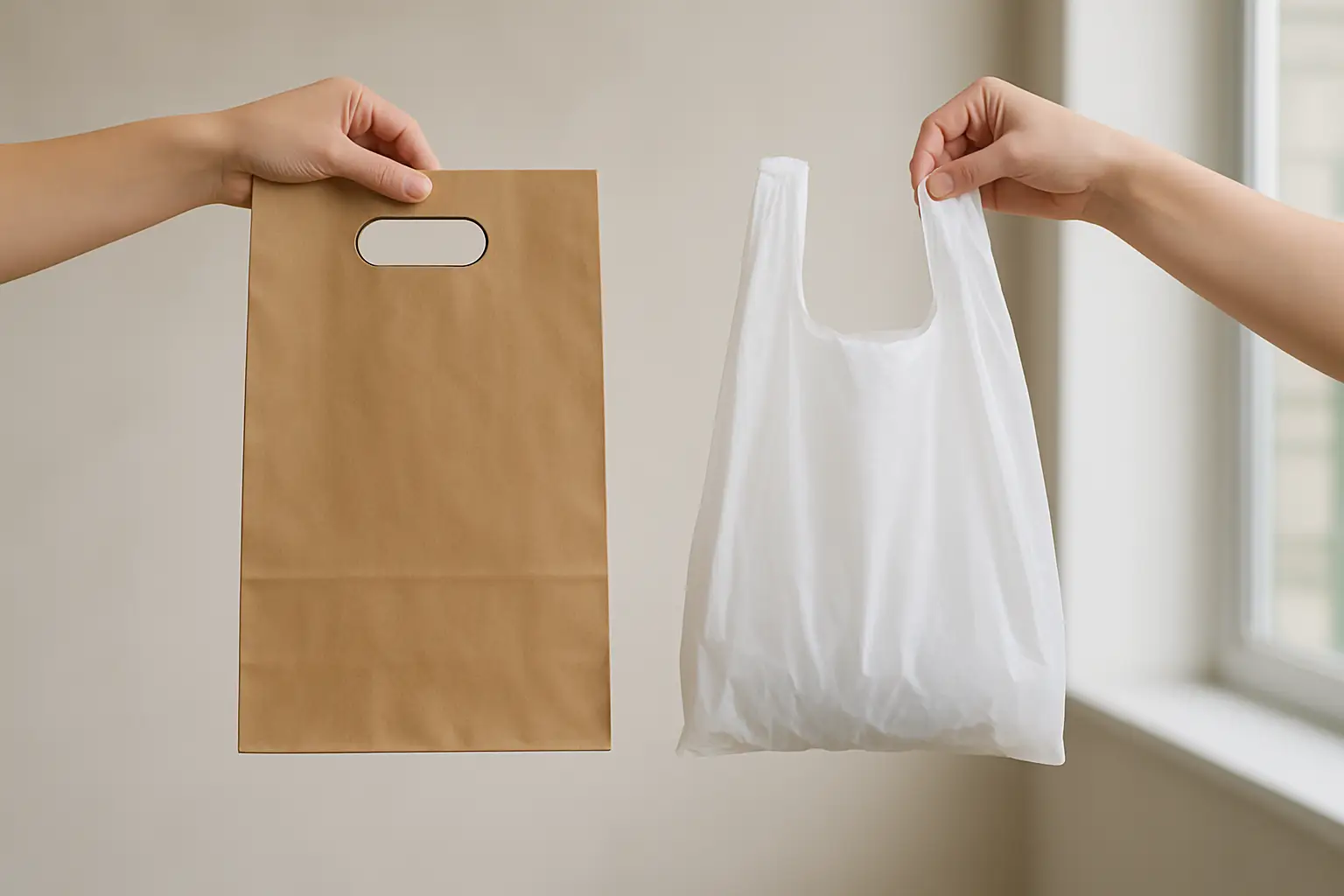 Bolsa troquel o bolsa camiseta: cuál te conviene
