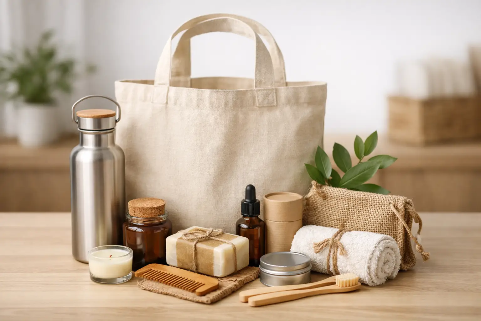 Bolsas ecológicas para kits de bienvenida